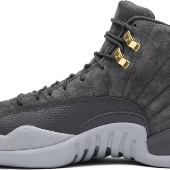 Grey RETRO Jordan 12’s - Picture 6 of 9